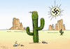 Cartoon: Donald Trump a cactus plant (small) by handren khoshnaw tagged donald trump cartoon cactus desert racist handren khoshnaw