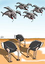Cartoon: flying fish cartoon (small) by handren khoshnaw tagged handren,khoshnaw,flying,fish,fluctuation,of,standards,cartoon,politic