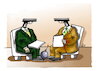 Cartoon: Negotiations between the Kurdish (small) by handren khoshnaw tagged handren khoshnaw