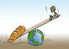 Cartoon: people or bread cartoon (small) by handren khoshnaw tagged handren khoshnaw poor rich bread politics acquiescence