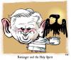 Cartoon: Ratzinger and the Holy Spirit (small) by kap tagged pope ratzinger catolicism caricature
