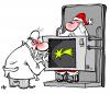 Cartoon: Ulcerous Christmas (small) by kap tagged christmas nöel navidad nadal weihnacht kap