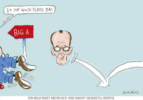 Cartoon: Der Zaungast (medium) by astaltoons tagged trump,merz,iran,trump,merz,iran