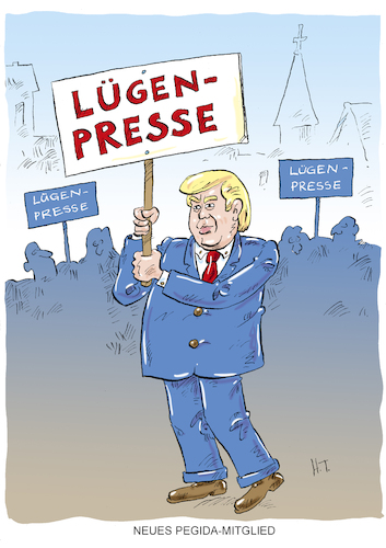 Cartoon: Pegida (medium) by astaltoons tagged trump,pegida,trump,pegida