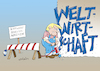 Cartoon: Abriss (small) by astaltoons tagged trump,wirtschaft