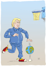 Cartoon: Der Spieler (small) by astaltoons tagged trump,welt