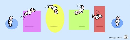 Cartoon: Bunny Backflip (medium) by sebreg tagged rabbit,silly,fun