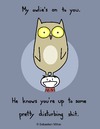 Cartoon: Owlie (small) by sebreg tagged owl silly humor