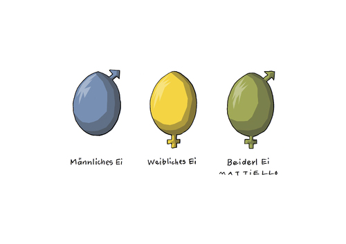 Cartoon: Ei-Ei (medium) by Mattiello tagged osterei,eier,osterhase,frühling,frühlingsfest,wortspiel,ei,osterei,eier,osterhase,frühling,frühlingsfest,wortspiel