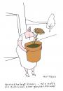 Cartoon: Geduld bringt Rosen (small) by Mattiello tagged frau,blume,rosen,geduld