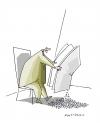 Cartoon: Leck (small) by Mattiello tagged zeitung lesen