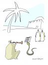 Cartoon: Schlangenbeschwörer (small) by Mattiello tagged schlange,schlangenbeschwörer