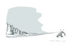 Cartoon: Schlepper (small) by Mattiello tagged landschaft winter mensch natur
