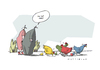 Cartoon: So ist das (small) by Mattiello tagged ostern,eier,hühner,farben