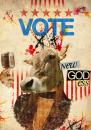 Cartoon: vote (small) by thiagoribeiro tagged collage,thiago,ribeiro,thiagoribeiro,illustration,vintage,old,cut,paper