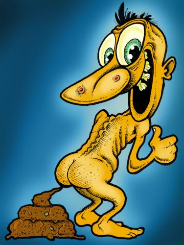 Cartoon: Woody (medium) by D-kay tagged woody,woodshitter