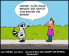 Cartoon: Verwechslungsgefahr (small) by sinnfrei-cartoons tagged waschbär,sonnenbrand,mallorca,urlaub,verwechslung