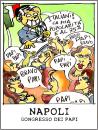 Cartoon: Congresso dei papi (small) by yalisanda tagged papi napoli berlusconi naomi party congresso