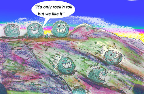 Cartoon: monday fun (medium) by ab tagged stones,rocks