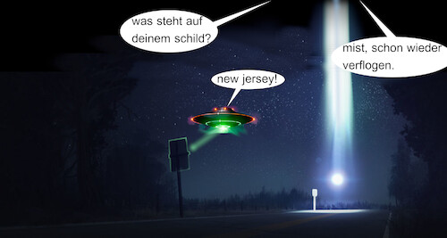 Cartoon: wrongway (medium) by ab tagged usa,ufo,drone,new,jersey,spaceship,mystery