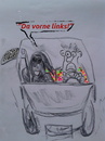 Cartoon: end of the road (small) by ab tagged tod,auto,fahren