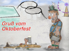Cartoon: gaudi (small) by ab tagged bayern,bayer,münchen,wiesn,oktoberfest,bier,saufen,fressen,kotzen,tourismus,trachtenfasching,geld
