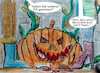 Cartoon: halloween (small) by ab tagged halloween,herbst,kürbis,haustier