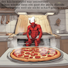 Cartoon: pizza (small) by ab tagged essen,pizza,pizzaria,küche,diavolo,teufel,scharf,peperoni