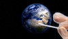 Cartoon: the test (small) by ab tagged planet,earth,virus,test