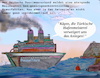 Cartoon: Urlaubszeit (small) by ab tagged urlaub,reise,schiff,kreuzfahrten,gleichgeschlechtliche,türkei,religiöse,izmirübel