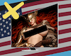 Cartoon: us TV (small) by ab tagged death,dead,shooting,us,usa,tv,live,firing,squad,execution,censor,nude,naked,banned,trump,hegseth,army,killing,history,fernsehen,zensur,nackt,tod,gewalt