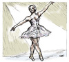 Cartoon: bale (small) by pisko tagged balerin