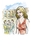 Cartoon: Historical  story illustration (small) by Tufan Selcuk tagged ancient,age,woman,people