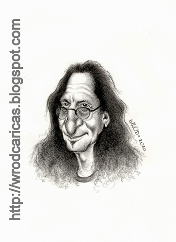 Cartoon: Geddy Lee (medium) by WROD tagged geddy,lee,rush