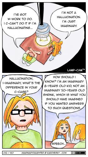 Cartoon: Imaginary Daughter 012 (medium) by karchesky tagged imaginary,daughter