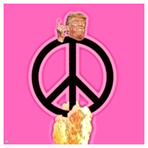 Cartoon: grant US peace (medium) by Night Owl tagged donald,trump,us,usa,friedensnobelpreis,vorschlag,nominierung,oslo,kandidat,friedensforschungsinstitut,rakete,nobel,peace,prize,candidate