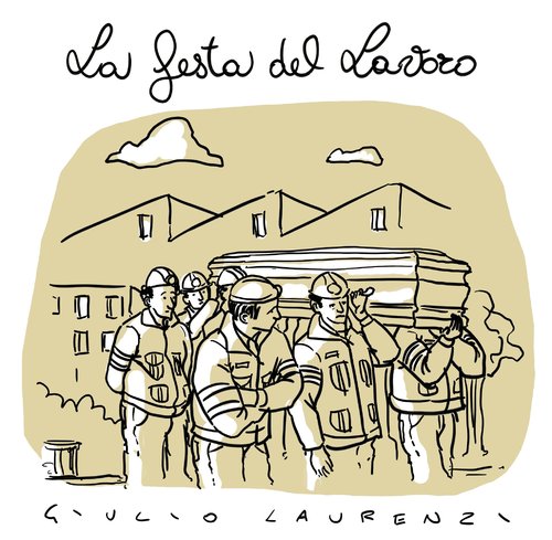 Cartoon: 1 maggio (medium) by Giulio Laurenzi tagged lavoro,laurenzi