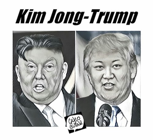 Cartoon: Bim Boom-Bam! (medium) by Giulio Laurenzi tagged trump,kimjongun
