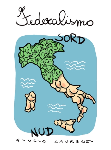 Cartoon: Divario (medium) by Giulio Laurenzi tagged divario