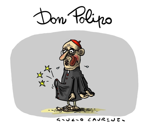 Cartoon: Don Seppia (medium) by Giulio Laurenzi tagged don,seppia