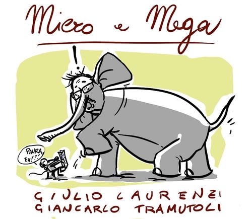 Cartoon: Elefante e il Topolino (medium) by Giulio Laurenzi tagged politics
