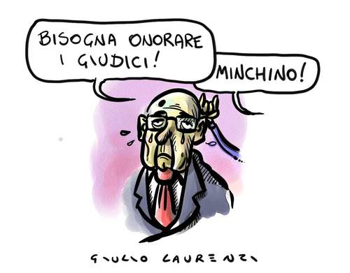 Cartoon: Minchino (medium) by Giulio Laurenzi tagged minchino,italy