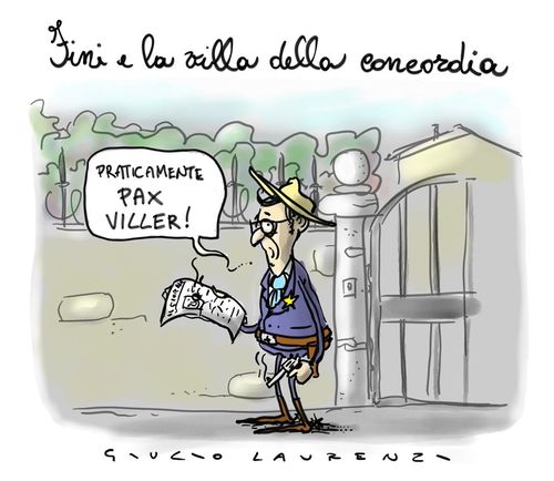 Cartoon: Pax Viller (medium) by Giulio Laurenzi tagged pax,viller