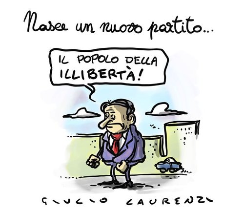 Cartoon: PDI (medium) by Giulio Laurenzi tagged pdi