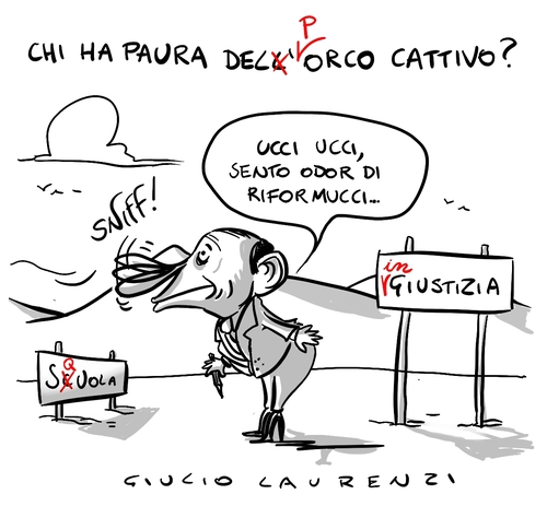 Cartoon: Roformucci (medium) by Giulio Laurenzi tagged roformucci