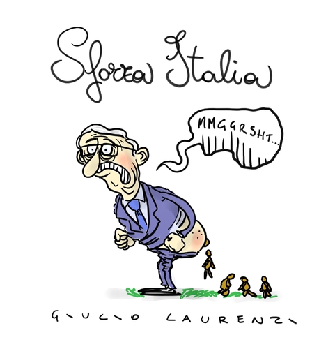 Cartoon: Sforza Italia (medium) by Giulio Laurenzi tagged formazione