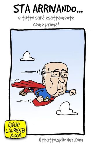 Cartoon: Super Napolitano (medium) by Giulio Laurenzi tagged super,napolitano