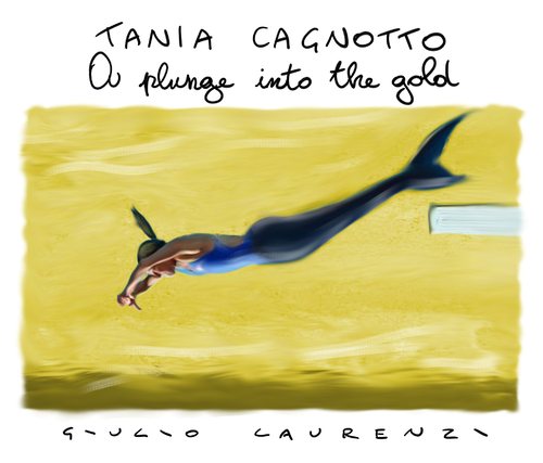 Cartoon: Tania Cagnotto (medium) by Giulio Laurenzi tagged tania,cagnotto
