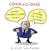 Cartoon: Corruzione (small) by Giulio Laurenzi tagged corruzione