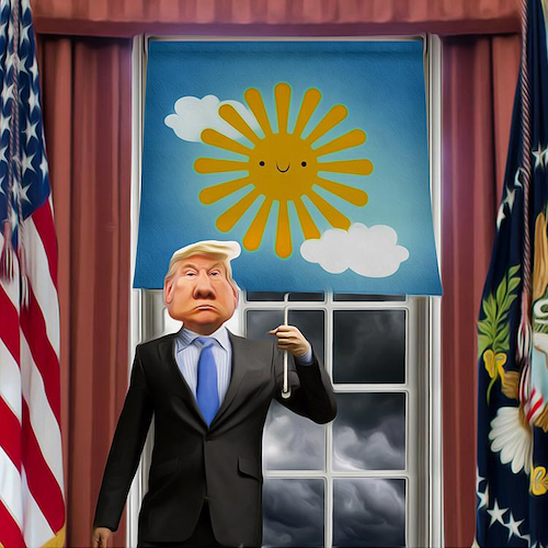 Cartoon: Climate change (medium) by Bart van Leeuwen tagged trump,climate,change